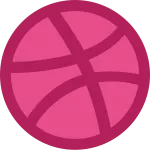 Dribbble Icon SVG Icon